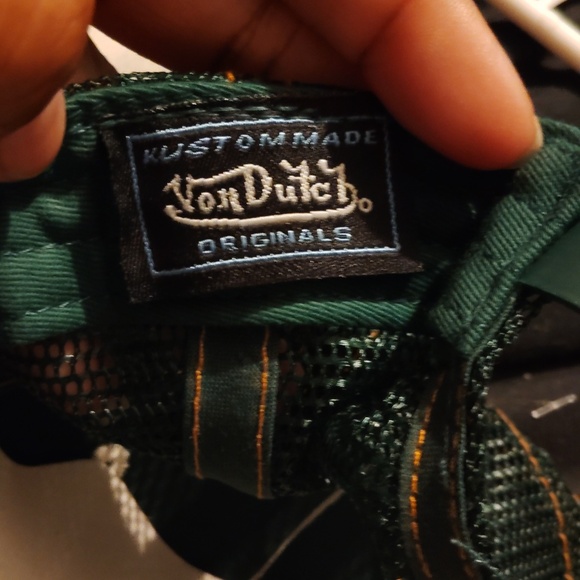 Von Dutch NEW Baby Kids Black Pink Trucker Hat Vintage VTG 90s Snap Back - Picture 5 of 5